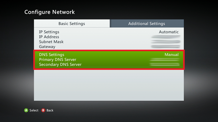 Xbox 360 SmartDNS setup guide