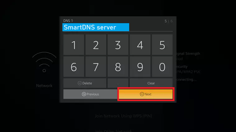 Amazon FireTV SmartDNS setup guide