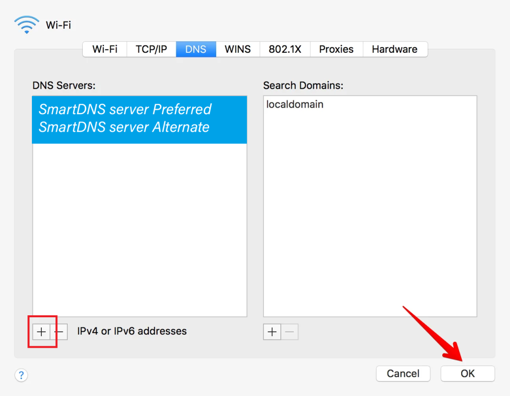 macOS SmartDNS setup guide